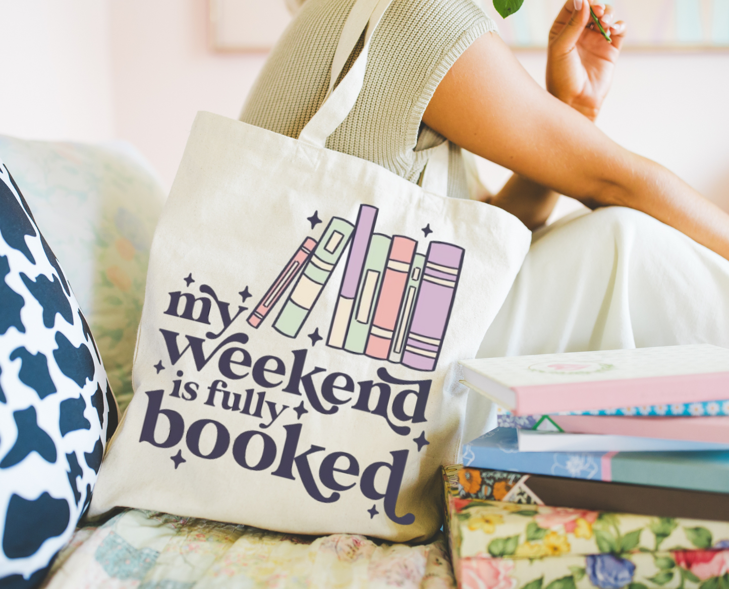 Fully Booked Tote Bag