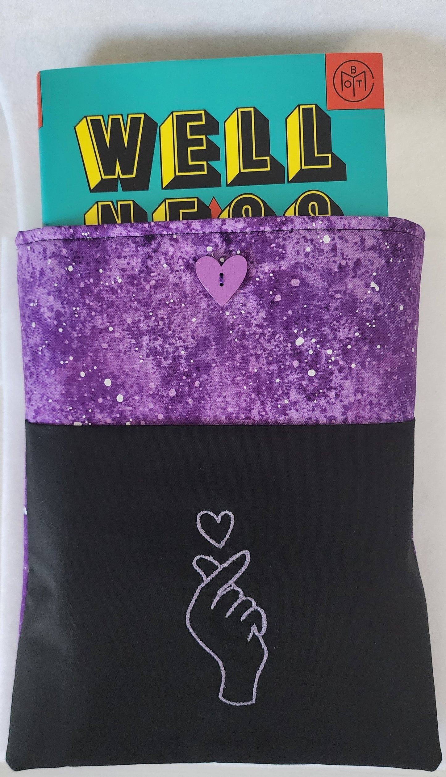 Embroidered Book Sleeve