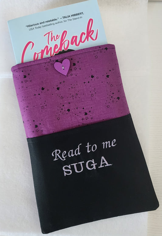 Read To Me Embroidered Book Sleeve