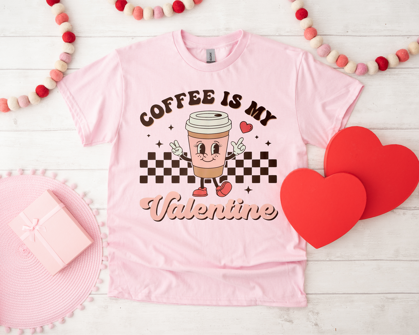 Coffee Is My Valentine T-shirt