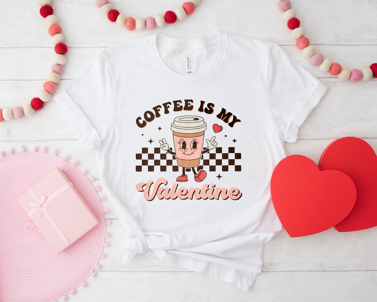 Coffee Is My Valentine T-shirt