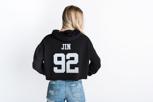 BTS Birth Year Cropped Hoodie