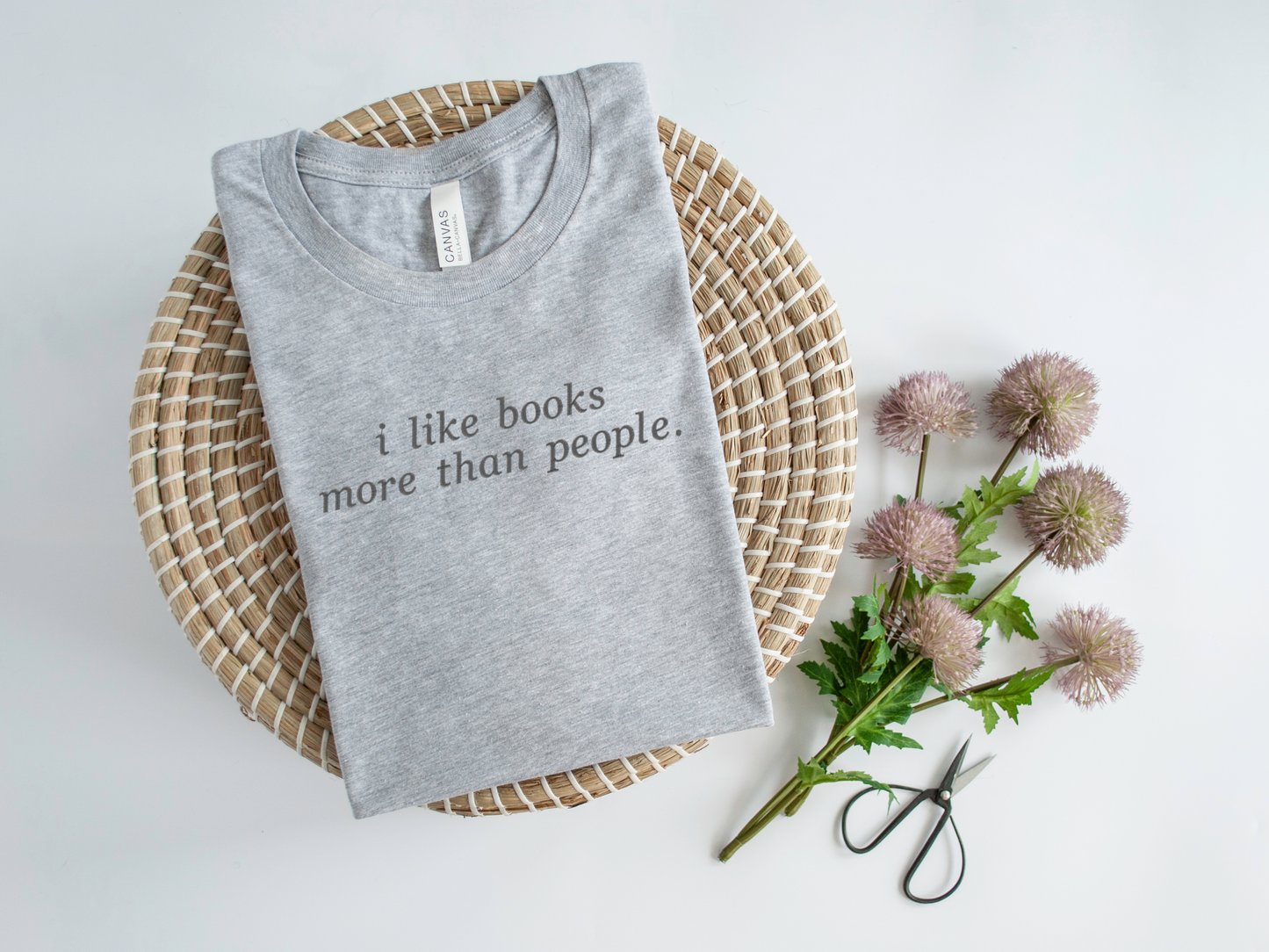 I Like Books Embroidered Sweatshirt and T- Shirt