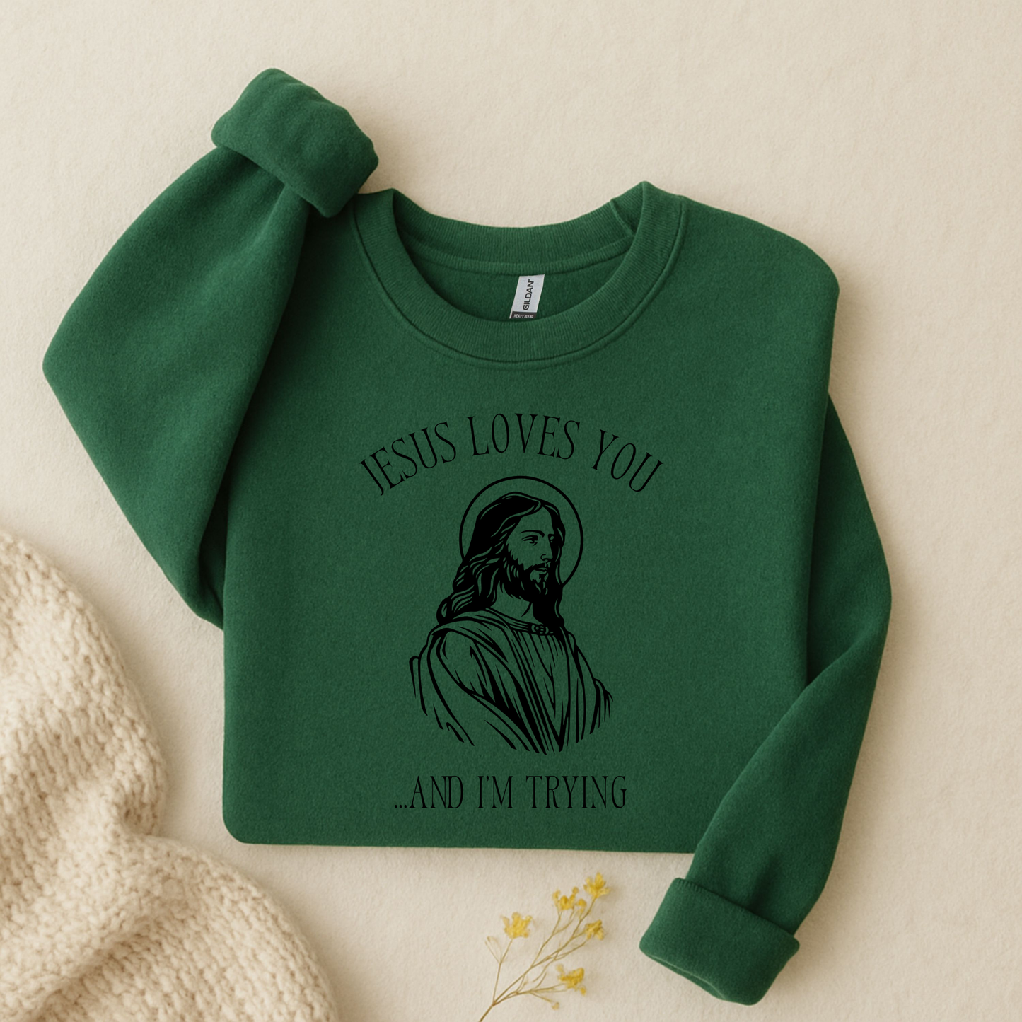 Jesus Loves You T-Shirt and Sweatshirt