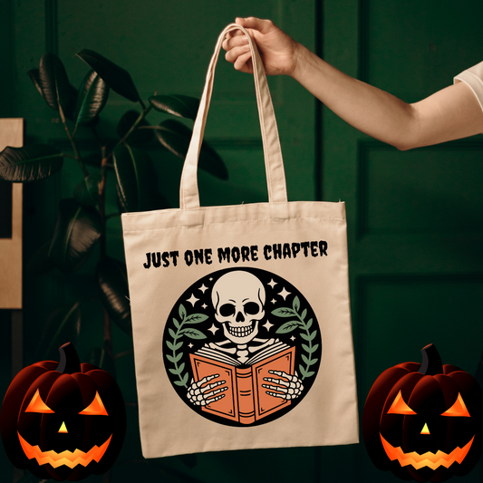 Just One More Chapter Tote Bag