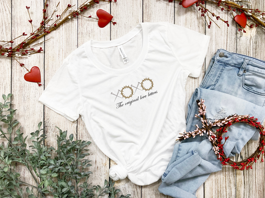 The Original Love Letters Embroidered T-shirt